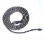 Vintage Sterling Silver ITALY Caviar Chain Necklace Lot~ 18.25"