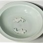 Antique Chinese Song Qingbai Applied Double Fishes Small Porcelain Bowl 7"