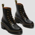 Dr Martens LEONA Black Boots 11 W EU43 NIB