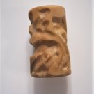 Ancient Tan Quartz Cylinder Seal Pendant Bead Uruk Period