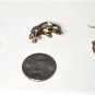 Vintage Sterling Silver DOLPHIN Earrings & Necklace Pendant Lot 3 Pcs