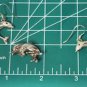 Vintage Sterling Silver DOLPHIN Earrings & Necklace Pendant Lot 3 Pcs