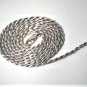 Vintage Sterling Silver Xtra Long ITALY Rope Chain Necklace Lot 30.5"