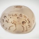 Ancient Chalcedony Agate Lion Stamp Seal w Overarched Parthian Script