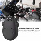 Bicycle Helmet Password Lock Telescopic Wire Rope