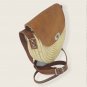 Modern raffia bag for women handmade from natural materials