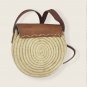 Modern raffia bag for women handmade from natural materials