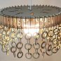 Ceiling pending lamp made with Mdf, with Mdf Wood rings . Exclusive design