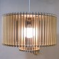 Mdf handmade ceiling pending lamp. Unique design . Illumination and decoration