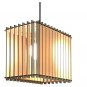Handmade ceiling pending Mdf Wood lamp to decorate and illuminate in a trendy way