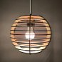 Mdf hanging lamp, minimalistic design, contemporary style, a lamp to love