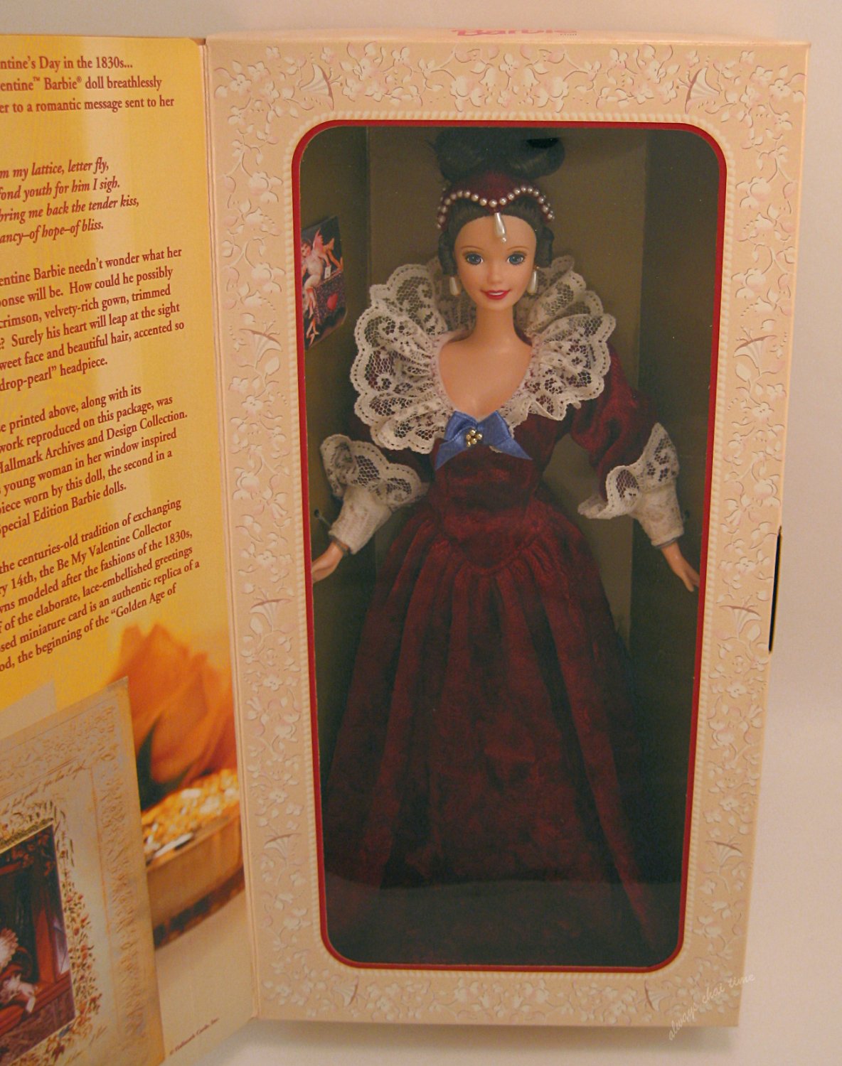 hallmark sentimental valentine barbie 1996