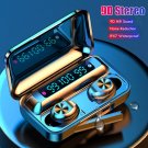 5.0 Bluetooth Headphone TWS Touch Earphones Waterproof LED Display Power Bank Sports Earbuds