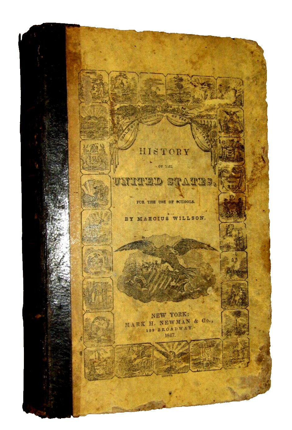 1847 History of the United States Maps Indian Tribes Colonies to ...