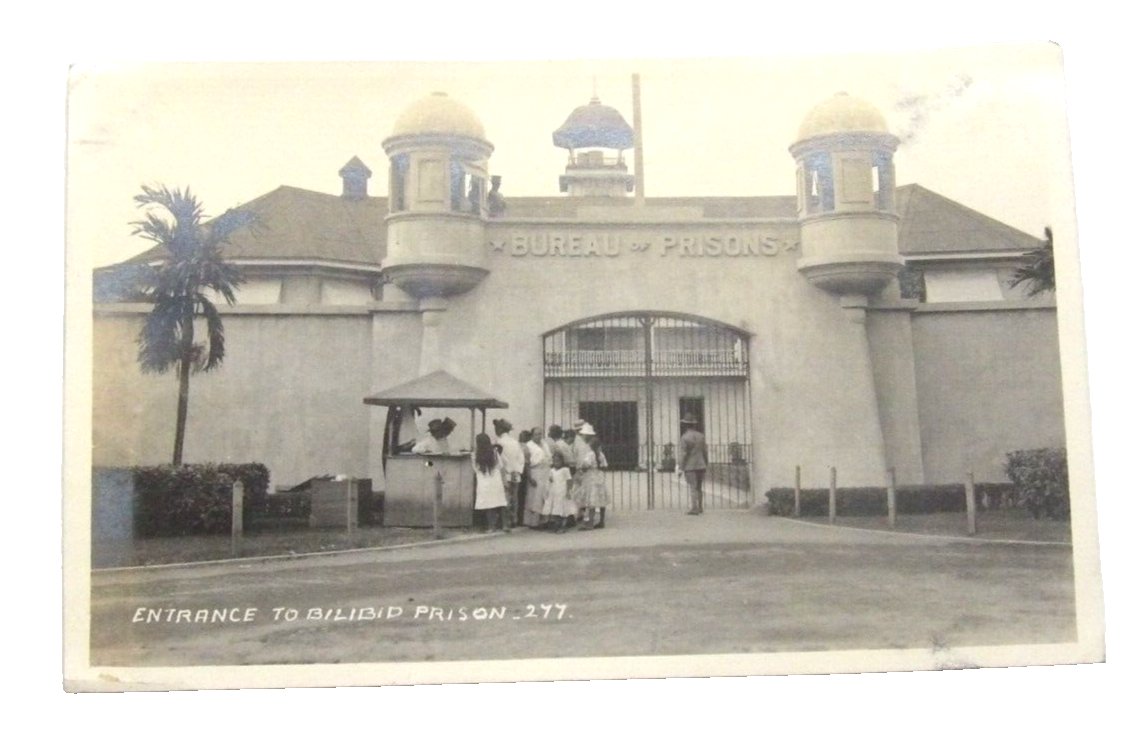 RPPC Bilibid Prison Manila Philippines 1918 Postcard Correctional Jail ...