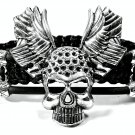 Handmade bracelet. Skull 3