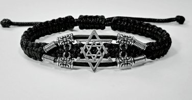 Handmade bracelet. Pentagram 2