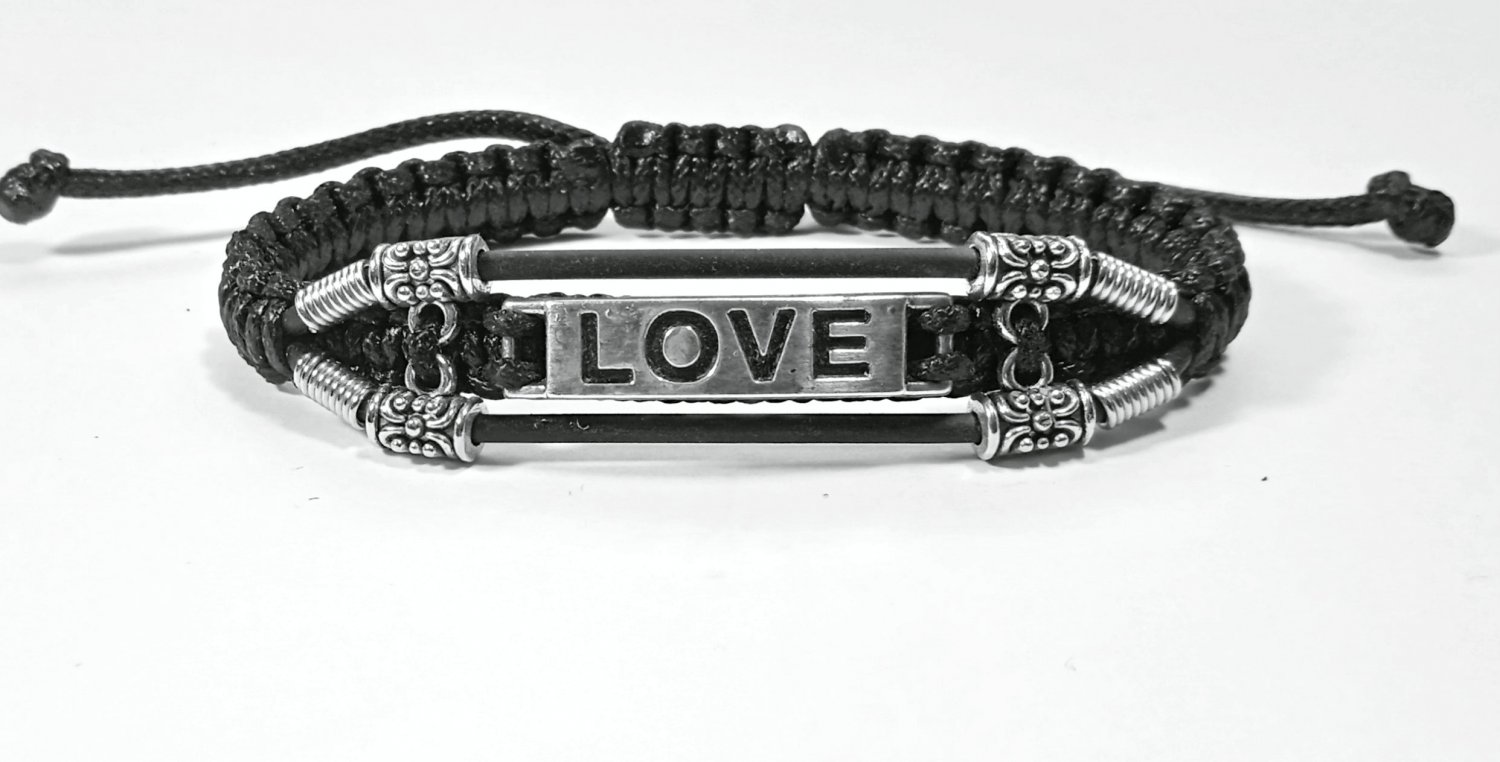 Handmade bracelet. LOVE