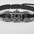 Handmade bracelet. Pentagram 3