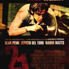 21 Grams B. Del Toro Single Sided Original Movie Poster 27x40 inches