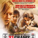 21 Grams Academy Double Sided Original Movie Poster 27x40 inches
