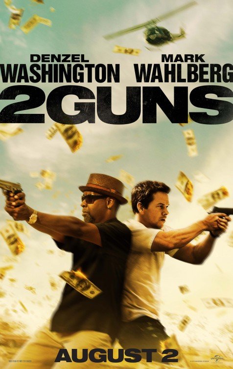 2 Guns Single Sided Original Movie Poster 27x40 inches