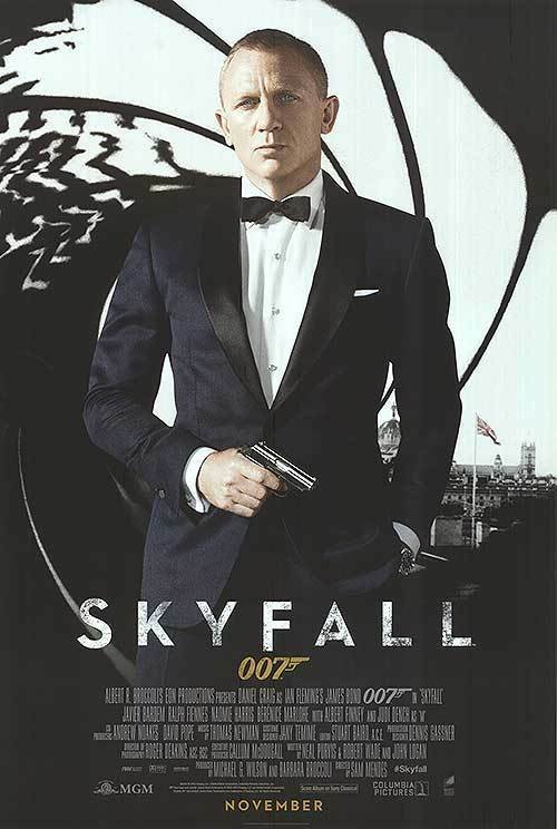 Skyfall Regular (November ) Original Double Sided Movie Poster  27"x40"