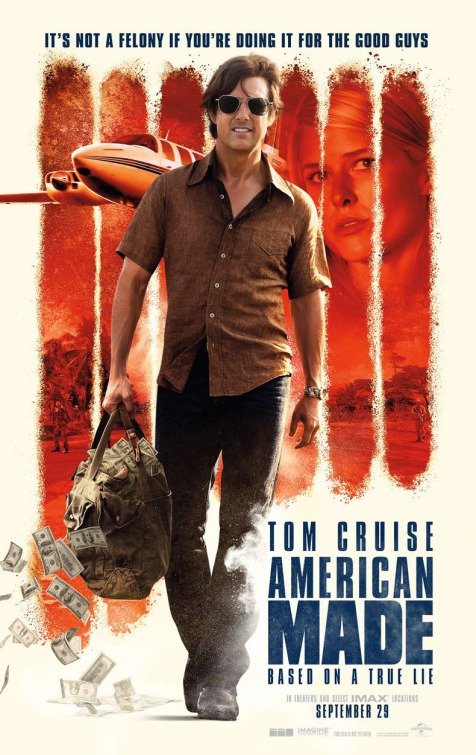 American Made Original Double Sided Movie Poster  27"x40"