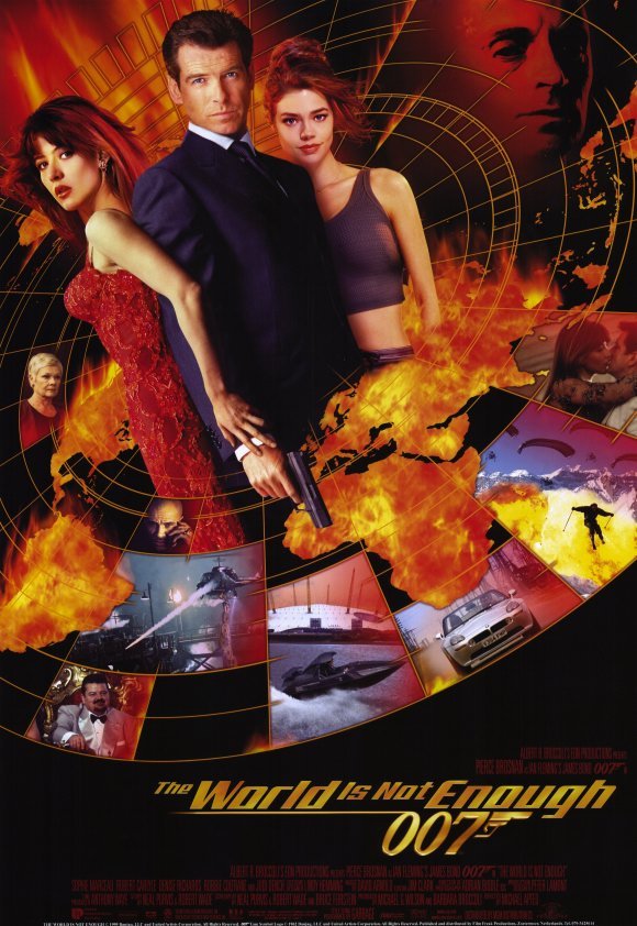 World is not Enough Intl  Original Single Sided Movie Poster  27"x40"