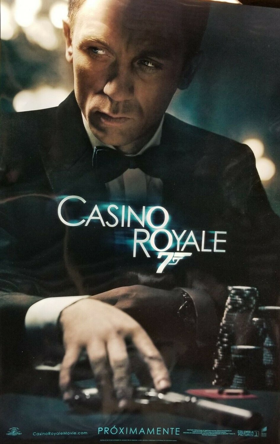 Casino Royale Spanish Original Single Sided Movie Poster  27"x40"