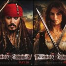 Pirates of the Caribbean: On Stranger Tides  Movie Poster Double Sided 18X27 inches