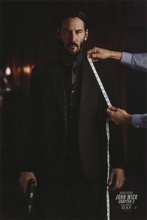 John Wick 2 Original Single Sided Movie Poster 27x40 inches