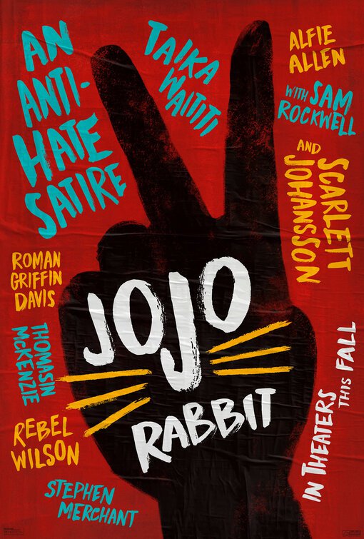 Jojo Rabbit Advance Original Double Sided Movie Poster 27x40 inches
