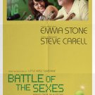 Battle of the Sexes Regular Double Sided Original Movie Poster 27×40 inches