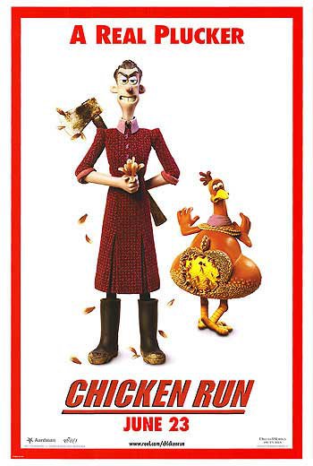 Chicken Run (A Real Plucker) Double Sided Orig Movie Poster 27x40 inches inches