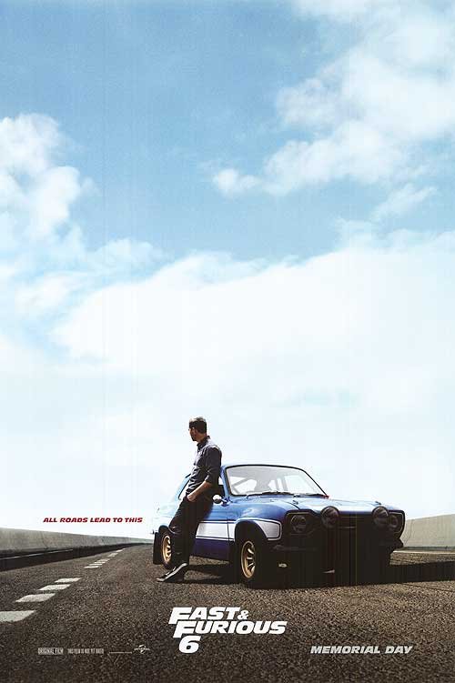 Fast and Furious 6 Paul Walker Single Sided Original Movie Poster 24&Atilde;�36 inches