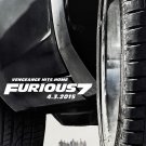 Fast & Furious Furious 7 Advance Double Sided Original Movie Poster 27×40