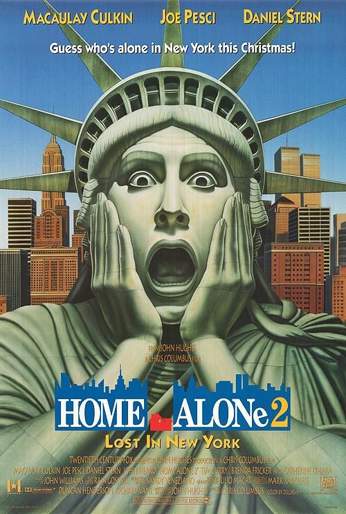 Home Alone 2: Lost in New York Version A Double Sided Original Movie Poster 27&Atilde;�40