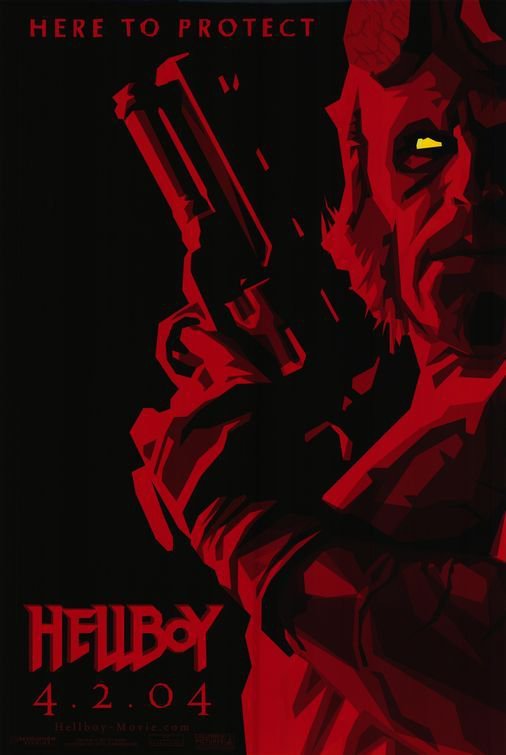 Hellboy (Red) Single Sided Orignal Movie Poster 27&Atilde;�40