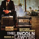 Lincoln Lawyer Double Sided Original Movie Poster 27×40