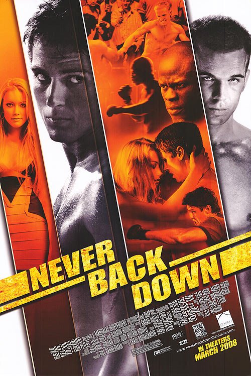 Never Back Down Double Sided Original Movie Poster 27&Atilde;�40