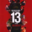 Ocean’s 13 (Red) Double Sided Original Movie Poster 27×40
