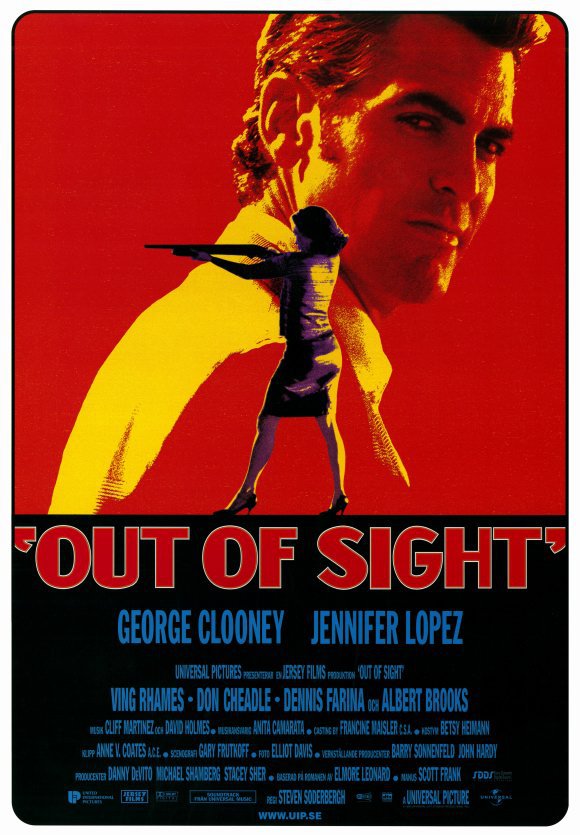 Out of Sight Regular Double Sided Original Movie Poster 27&Atilde;�40 inches