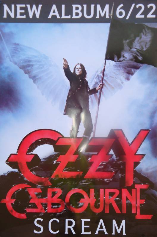 Ozzy Osbourne Single Sided Original Movie Poster 27&Atilde;�40