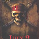 Pirates of Caribbean Version B Single Sided Original Movie Poster 27×40