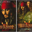 Pirates of the Caribbean 2 Original Mini Poster Double Sided 22×27
