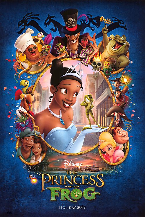 Princess & the frog Blue Double Sided Original Movie Poster 27&Atilde;�40