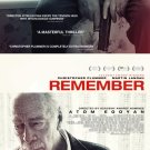 Remember 2015 (Atom Egoyan) Double Sided Original Movie Poster