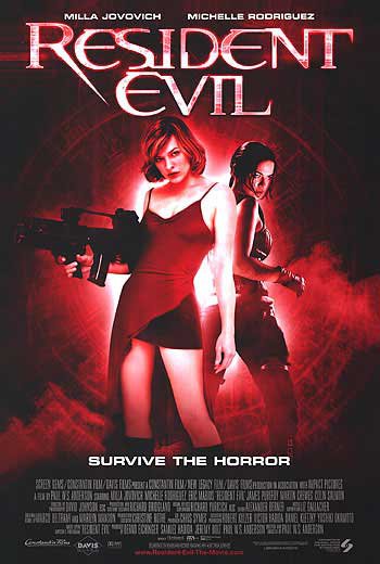 Resident Evil International Double Sided Original Movie Poster 27Ã�40