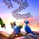 Rio 2 (2014) Advance Double Sided Original Movie Poster 27×40